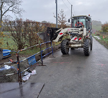 Chantier eau potable Montourtier – Régies des Coêvrons